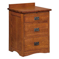 Bungalow Mission 3 Drawer Nightstand