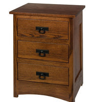 Old Mission 3 Drawer Nightstand