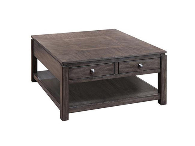 40" 4-Drawer Square Coffee Table