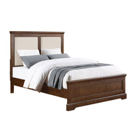 Upholstered Panel Queen Bed