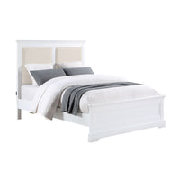 Upholstered Panel Queen Bed