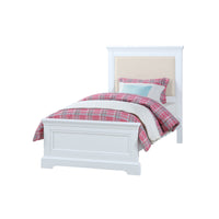 Upholstered Panel Twin Bed