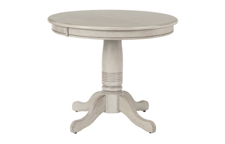 36 in Solid Wood Round Pedestal Table