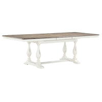 96 In Trestle Table W/ 20 In Leaf