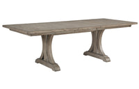 96 In Trestle Table w/ 20 in Leaf